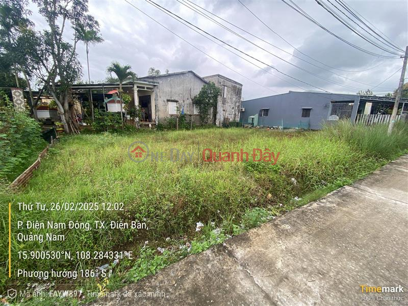 CHỦ CẦN BÁN GẤP ĐẤT TẠI ĐIỆN NAM ĐÔNG - ĐIỆN BÀN GIÁ 2,2TY Niêm yết bán