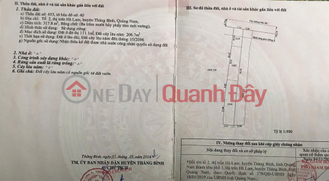 HOT LAND IN A PRIME LOCATION - GREAT PRICE Selling quickly a promising plot of land in Thang Binh district, Quang Nam province. _0