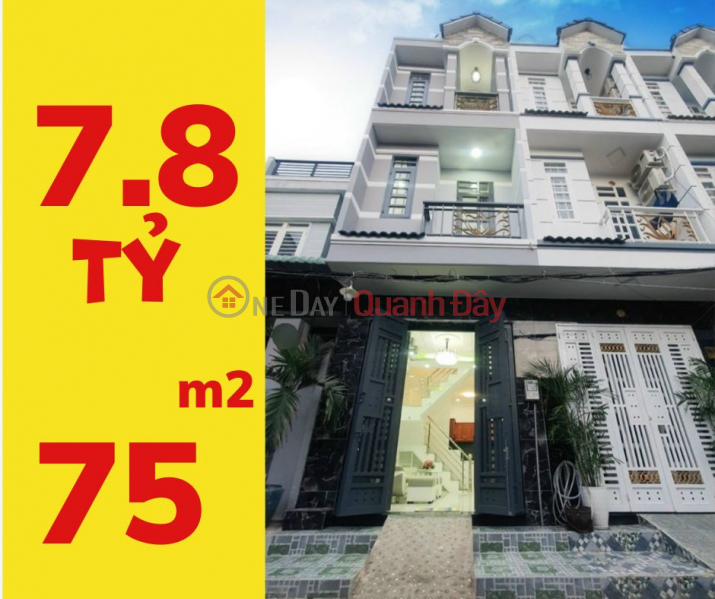 House for sale with 3 floors, Nguyen Thi Thap, Tan Quy, District 7, 5mx15m, price only 7.8 billion Sales Listings