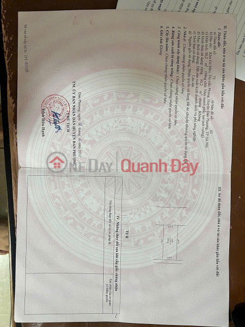 Land for sale in Go Meo, Dan Phuong center - Super prime location, great business! _0