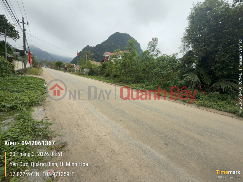 Land for sale by owner in Yen Thang village, Yen Hoa commune, Minh Hoa district, Quang Binh province. _0