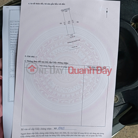 OWNER NEEDS TO SELL A PLOT OF LAND IN THE SOUTH RESETTLEMENT AREA OF HOA NINH GARDEN HOUSES, BA NA COMMUNE, DA NANG CITY. _0