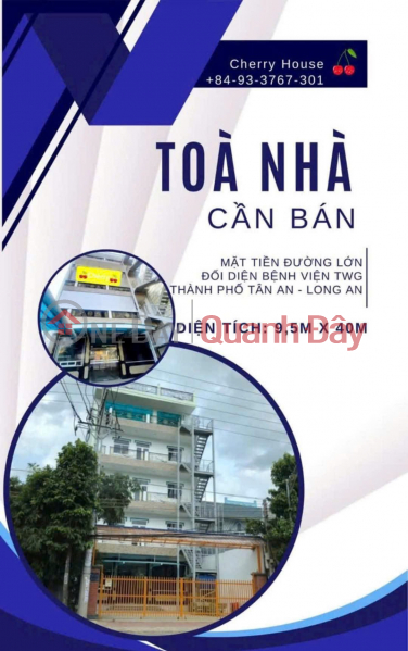 đ 21.8 Billion | Owner Sells HOTEL Quickly, Good Location, Front Street, Tan An City, Long An