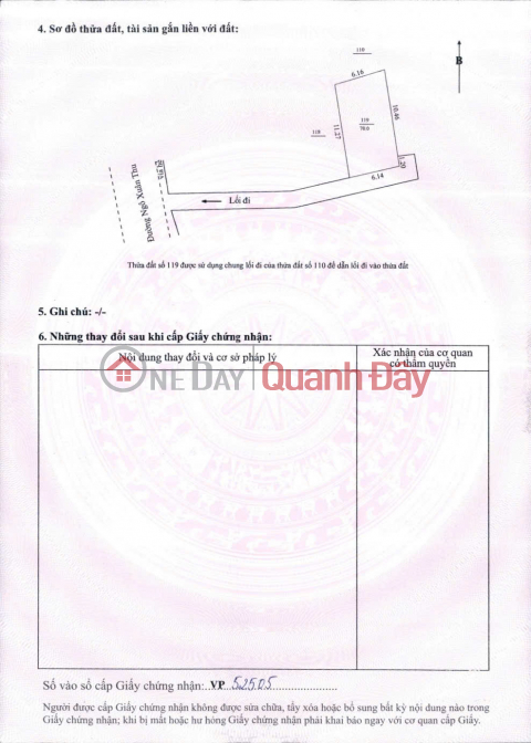LAND FOR SALE K161 NGO XUAN THU - Behind the main road house _0