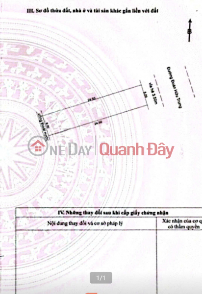Property Search Vietnam | OneDay | Nhà ở | Niêm yết bán, Bán đất đường Đoàn Hữu Trưng - Sát Nguyễn Đình Tứ