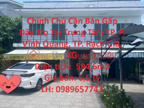 Owner Needs to Urgently Sell Accommodation in City Center, Vinh Quang Ward, City. Rach Gia, KG _0
