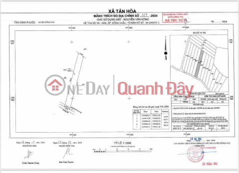 OWN 2 PRIMARY LOT OF LAND NOW IN Tan Hoa Commune, Dong Phu District, Binh Phuoc _0