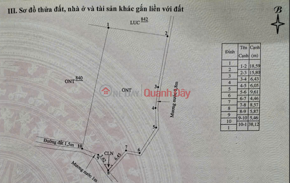 Đất ở hiếm có, diện tích khoảng 760m² tại Điện Bàn, Đà Nẵng (trước đây là Quảng Nam) Việt Nam Bán đ 4,89 tỷ
