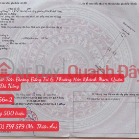 Bán Nhà Mặt Tiền Đường Đồng Trí 6, Phường Hòa Khánh Nam, Quận Liên Chiểu, Đà Nẵng _0