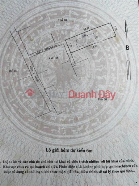 ĐẦU TƯ SINH LỜI - Chính Chủ Cần Bán Đất full Thổ Cư Đường Huỳnh Tấn Phát. P Phú Thuận. Q7 Niêm yết bán