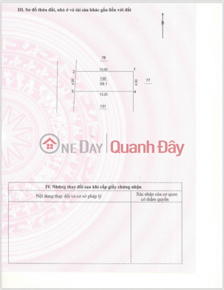 đ 1,9 tỷ, ️ Bán 59m đất Khê Nữ, Nguyên Khê - Sát đường Lê Hữu Tựu - Đường thông ô tô