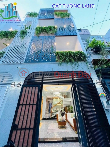 Bán nhà 4 Tầng -- Hẻm 6m Phan Huy Ích, P.14, Gò Vấp -- Sát Kênh Tham Lương -- Chỉ 7.6 tỷ Niêm yết bán