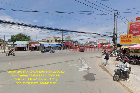 OWNER SELLING PLOT OF LAND WITH FRONTAGE ON NATIONAL HIGHWAY 22 – TRANG BANG WARD, TAY NINH PROVINCE _0