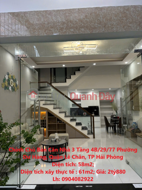 Owner Sells 3-Story House 4B\/29\/77 Du Hang Ward, Le Chan District, Hai Phong City _0