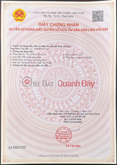 NHÀ ĐẸP – GIÁ TỐT – BÁN GẤP CĂN NHÀ Tại Thị trấn Cần Đước, huyện Cần Đước _0