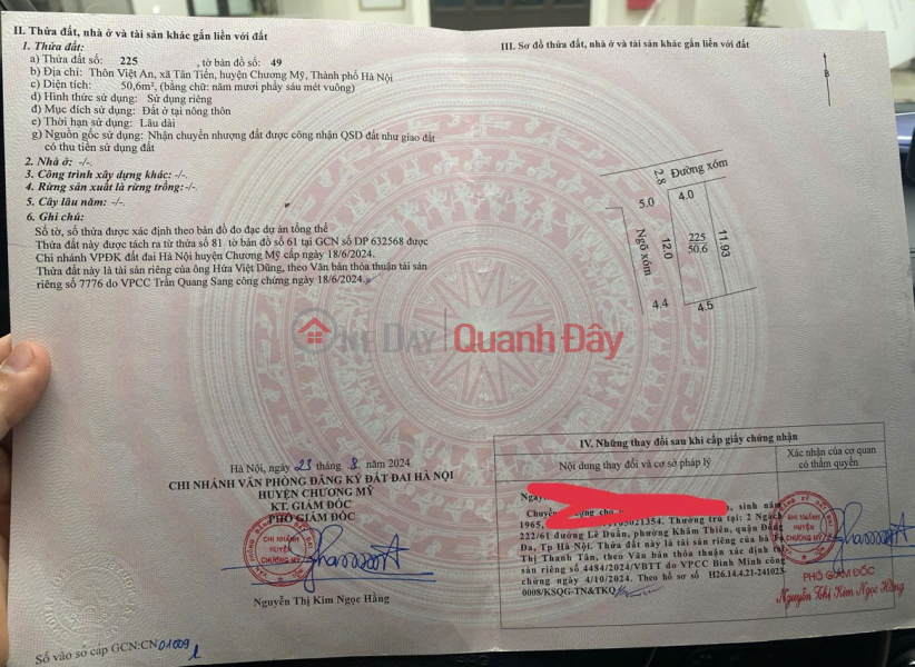 đ 1,55 tỷ BÁN NHANH LÔ ĐẤT - Vị trí đẹp tại Chương Mỹ - Giá chỉ 1,55 tỷ - Nằm sát đường QH Hà Đông - Xuân Mai