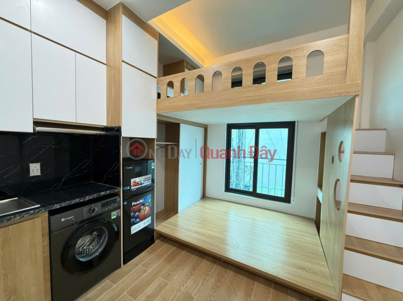 Property Search Vietnam | OneDay | Nhà ở | Niêm yết cho thuê | (Cực hiếm)Căn hộ Giường tầng cao cấp 25m2 mới khai trương ngõ 124 Khương Trung - Máy giặt riêng