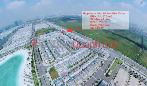 Cần bán Shophouse Liền kề gần Vincom và công viên tiện ích giá 10.2 tỷ - Vinhomes Ocean Park Gia Lâm _0