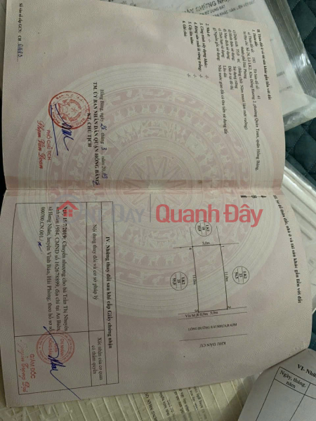 ĐẦU TƯ LÀ SINH LỜI - Chính Chủ Bán Lô LK2, khu đống hương 2, p. Quán Toan, Hồng Bàng, Hải Phòng Niêm yết bán
