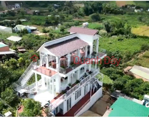 URGENT SALE OF GARDEN HOUSE NEAR DA LAT - 4.5 billion - area 3656m2 - has 400m2 residential land _0