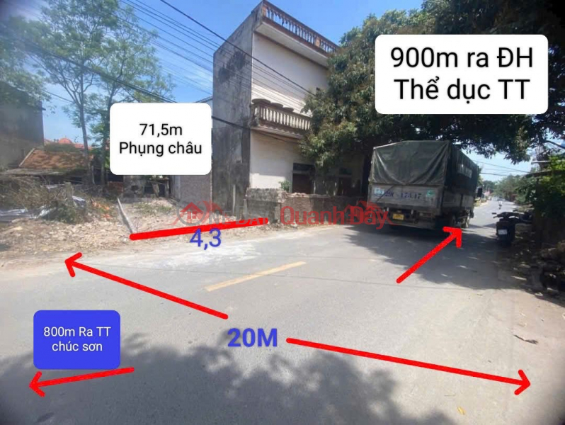 SIÊU PHẨM TRỤC CHÍNH KINH DOANH 80M TẠI PHỤNG CHÂU-CHƯƠNG MỸ-HÀ NỘI Niêm yết bán