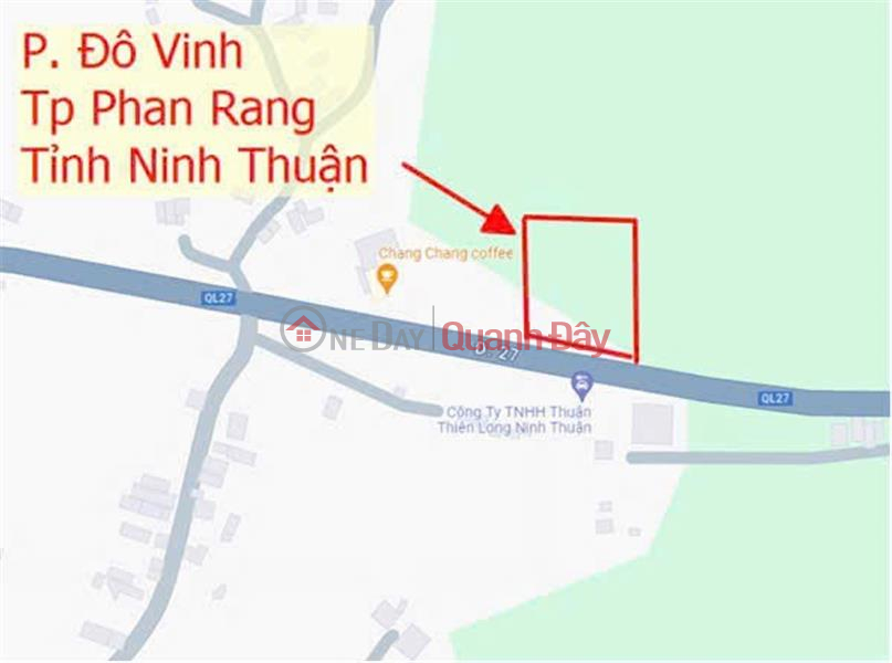 Property Search Vietnam | OneDay | Nhà ở Niêm yết bán CHÍNH CHỦ Cần Bán Nhanh Đất Ruộng Mặt Tiền Đường Tại P. Đô Vinh, TP Phan Rang-Tháp Chàm, Ninh Thuận