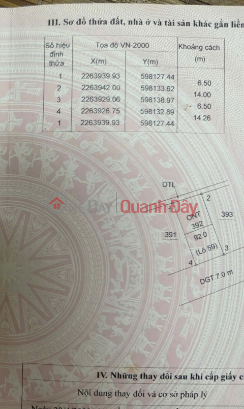 ĐẤT CHÍNH CHỦ - MẶT TIỀN - THỔ CƯ 100% Thôn Xuân Cước, Xã Trà Giang, Hưng Yên _0