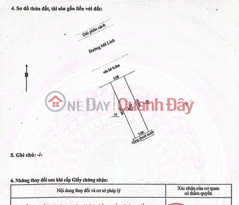Land for sale on Me Linh Street (Street No. 5) - Adjacent to Nguyen Luong Bang Street. _0