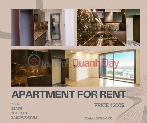 Lumiere Riverside Apartment for Rent 2 Bedrooms River View 71.7m2 _0