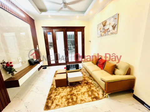 House for sale in Nam Du, Linh Nam, 32m2, 5 floors, car parking at gate, alley connecting 2 ends, 5.69 billion, red book _0