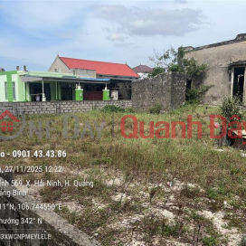 Bán nhanh thửa đất đẹp tại Thôn Cửa Thôn, Hải Ninh, Quảng Ninh, Quảng Bình. _0