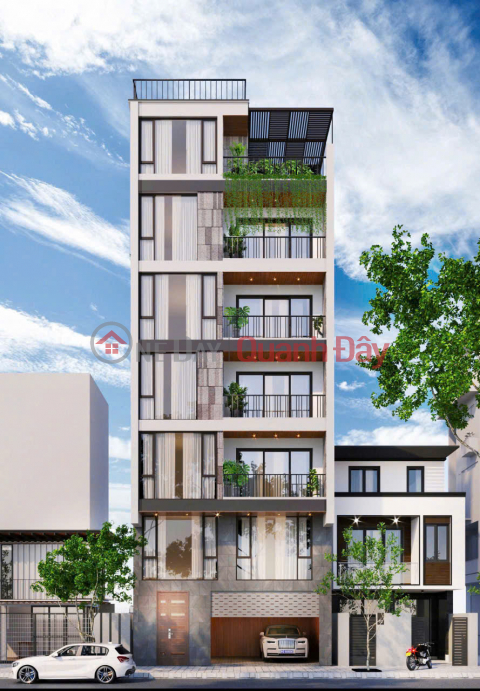 Bán nhà phố Trạm - Long Biên ô tô thang máy _0