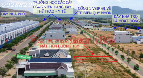 Cần bán nhanh lô 150m2 ngay khu dân cư Vsip Bình Định liền kề TP biển Quy Nhơn _0