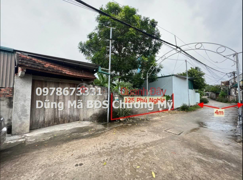 Property Search Vietnam | OneDay | Nhà ở | Niêm yết bán, GIÁ CHỈ 3TY3 SỞ HỮU LÔ ĐẤT TẠI KHU CÔNG NGHỆP PHÚ NGHĨA-CHƯƠNG MỸ