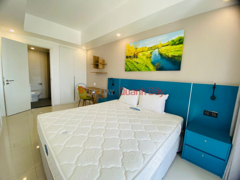 ₫ 12 Million/ month, Hiyori apartment with 2 bedrooms, high floor with corner view of Dragon bridge and Han river