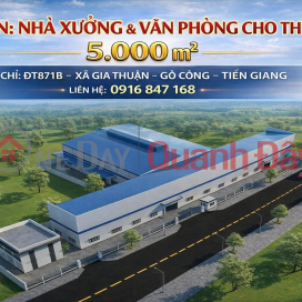 Chính chủ bán nhanh đất mặt tiền ĐT 871B - Gò công đông _0