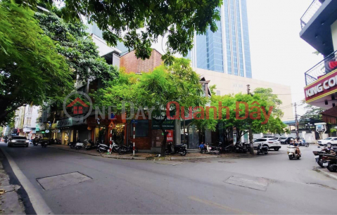 Selling land and giving away a house on the corner of Nguyen Hong street, Dong Da 138 3 floors MT 18m 59 billion _0