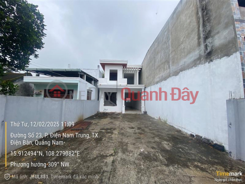 Beautiful square land for sale on road 23, Dien Nam Trung, Dien Ban, Quang Nam. _0