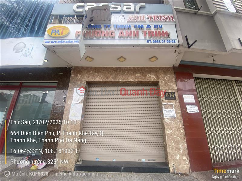CHỦ KẸT TIỀN CẦN BÁN GẤP MT ĐIỆN BIÊN PHỦ ĐÀ NÃNG GIÁ 20 TỶ Niêm yết bán