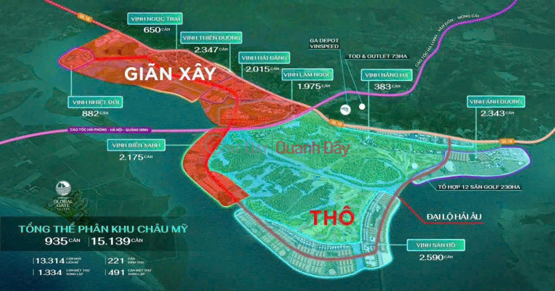 đ 16 Billion, Semi-detached house in Vinhomes Ha Long, 162m², 9m frontage, 4 floors, suitable for both living and business.