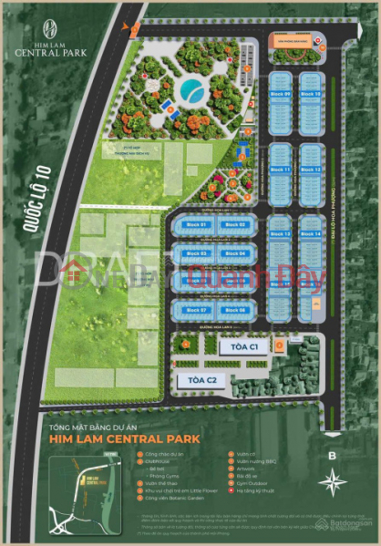 Chỉ với 3 tỷ KH có thể sở hữu Dự án Himlam Central Park, Quận Hồng Bàng, Việt Nam, Bán, đ 3 tỷ