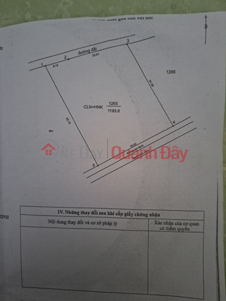 PRIMARY LAND - GOOD PRICE - Nice Location in Xom Dong hamlet, Thanh Phuoc, Go Dau, Tay Ninh | Vietnam Sales đ 3.47 Billion