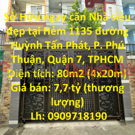 Sở Hữu ngay căn Nhà siêu đẹp tại quận 7, TPHCM _0