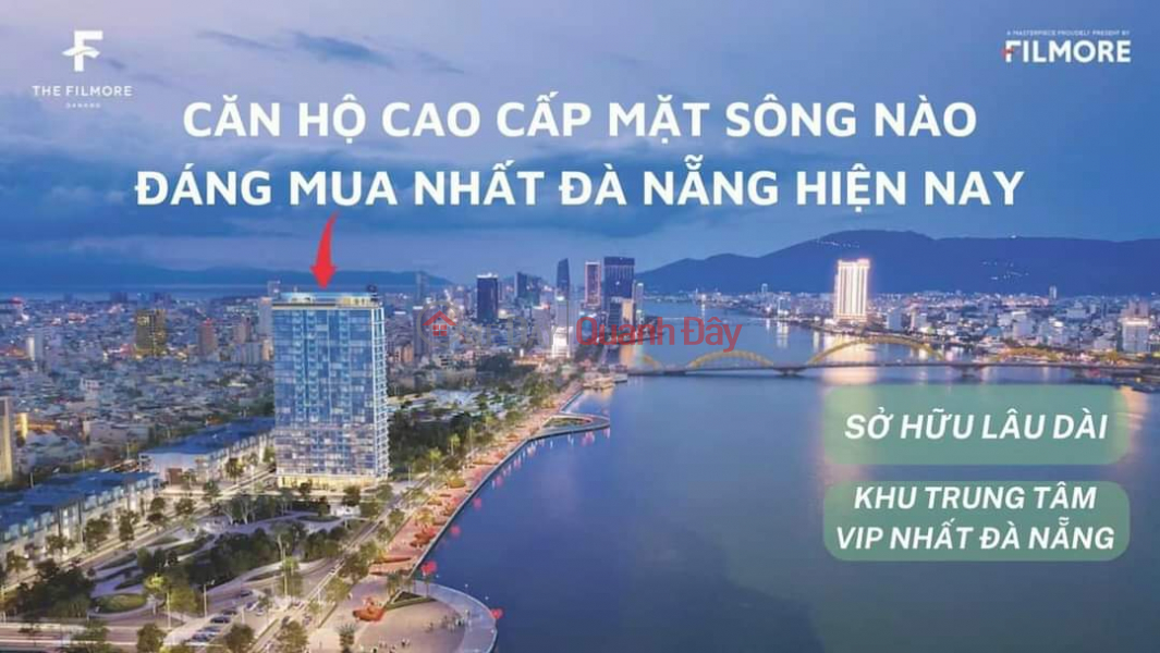 Căn hộ cao cấp The Filmore view sông Hàn Đà Nẵng Niêm yết bán
