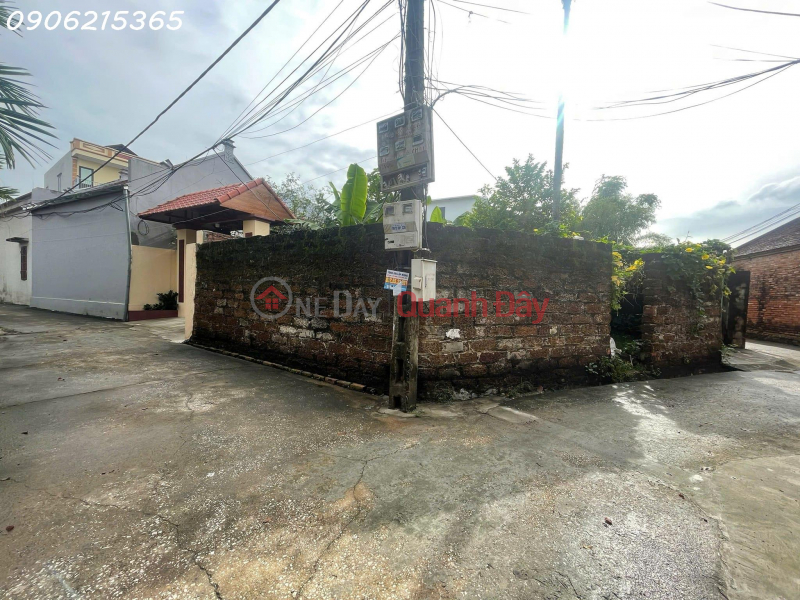 Property Search Vietnam | OneDay | Residential Sales Listings | CC FO is selling a beautiful corner lot of 61m2 in the center of Dai Yen commune, Chuong My, price is just over 1.x billion.