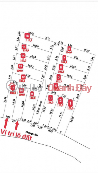 PRIME INVESTMENT OPPORTUNITY – 100M² FULLY REGISTERED LAND PLOT ON MAIN ROAD WITH CAR ACCESS – YEN KHOAI, BA VI Sales Listings