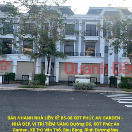 QUICK SALE: TOWNHOUSE B5-06 PHUC AN GARDEN URBAN AREA – BEAUTIFUL HOUSE, POTENTIAL LOCATION Tru Van Tho Commune, Bau Bang District QUICK SALE: TOWNHOUSE B5-06 PHUC AN GARDEN URBAN AREA – BEAUTIFUL HOUSE, POTENTIAL LOCATION Tru Van Tho Commune, Bau Bang District _0