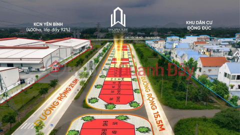 HIẾM! Dãy đất nền 2 mặt tiền trước cổng KCN Sam Sung-Yên Bình. Diện tích 108m2, là đất sau đấu giá của nhà _0