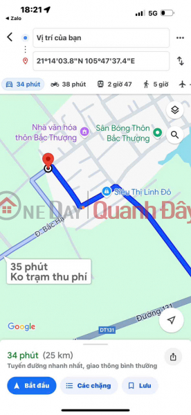 đ 3.46 Billion | GOOD PRICE FOR SMART LAND HOUSE IN MAI NOI MAI DINH SOC SON DISTRICT HA NOI AREA 81 METER FUN RESIDENTIAL LAND WITH OVERWHELMING UTILITIES