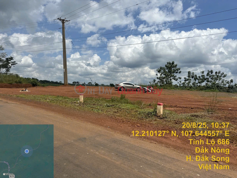 Property Search Vietnam | OneDay | Nhà ở Niêm yết bán | Bán gấp đất tỉnh lộ 686 xã Nâm N\'Jang, huyện Đắk Song, Đắk Nông, 427m2, MT 13.5m, miễn TG